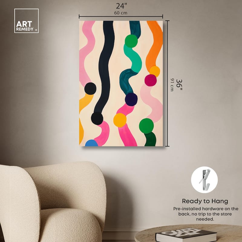 Pearl Colors II Canvas by Art Remedy, Gallery Wrapped