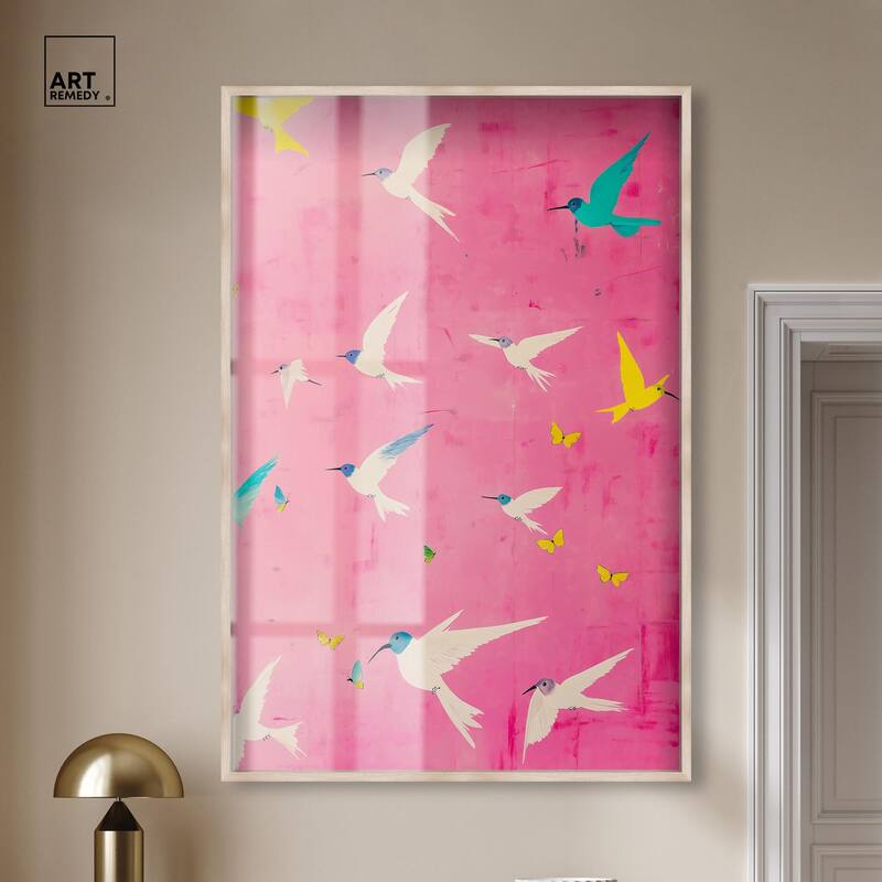 Soaring Sorbet Shadowbox by Art Remedy