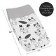 preview thumbnail 5 of 4, Sweet Jojo Designs Black and White Fox Collection Changing Pad Cover