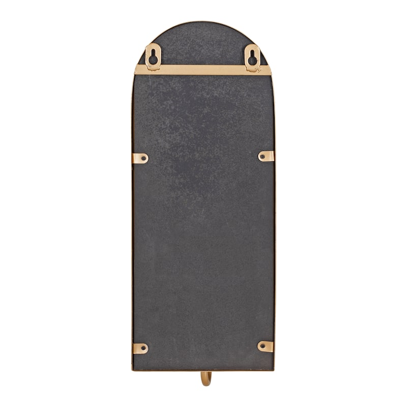 Kate and Laurel Ezerin Metal Mirror Wall Sconce - 6x5x16