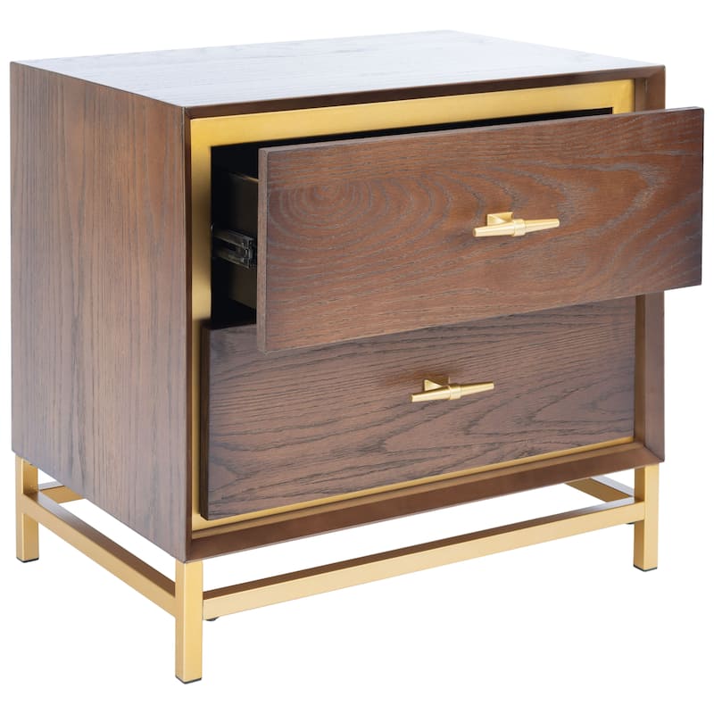 SAFAVIEH Jayla 2-Drawer Accent Table Nightstand