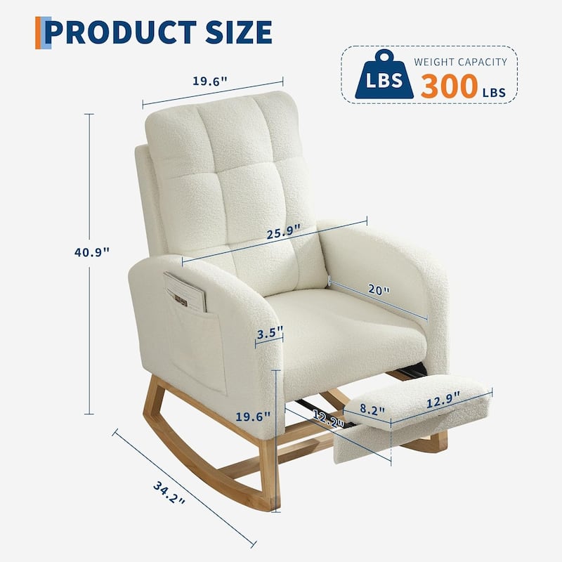 Modern Nursery Rocking Chair