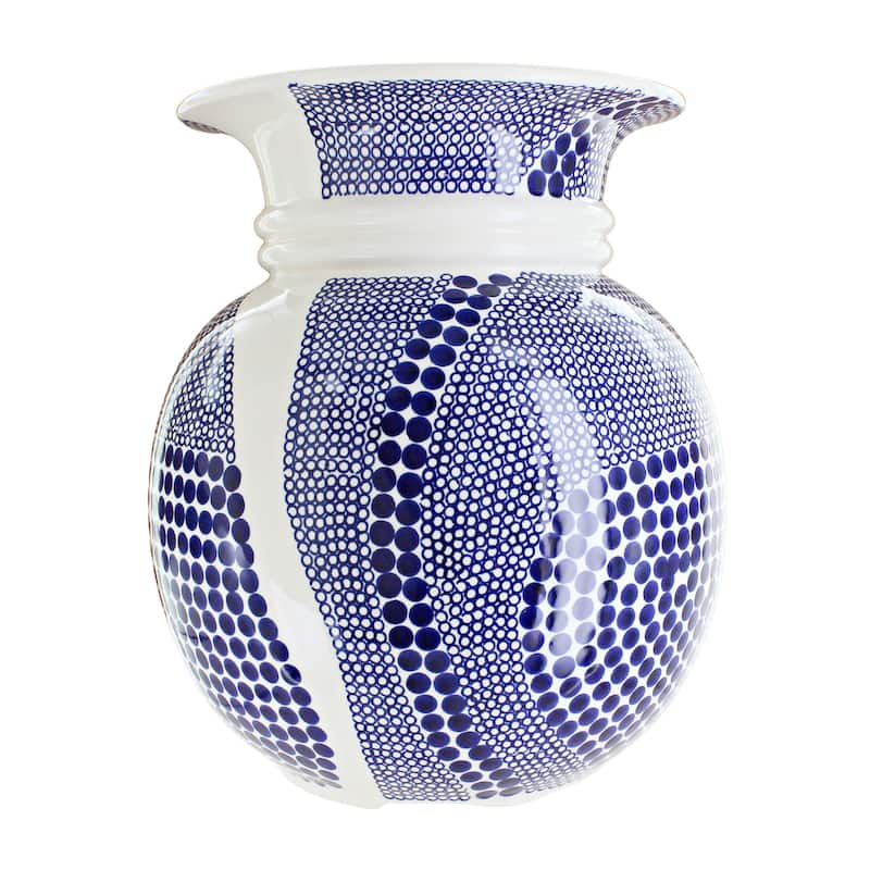 Blue Rose Polish Pottery 169 Zaklady Floor Vase