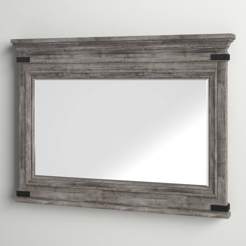 Forge Brushed Steel Chesser Mirror