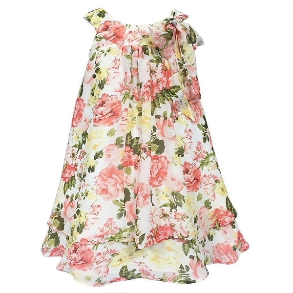 floral junior bridesmaid dresses
