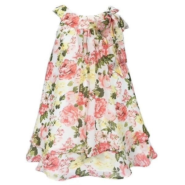 floral junior bridesmaid dresses