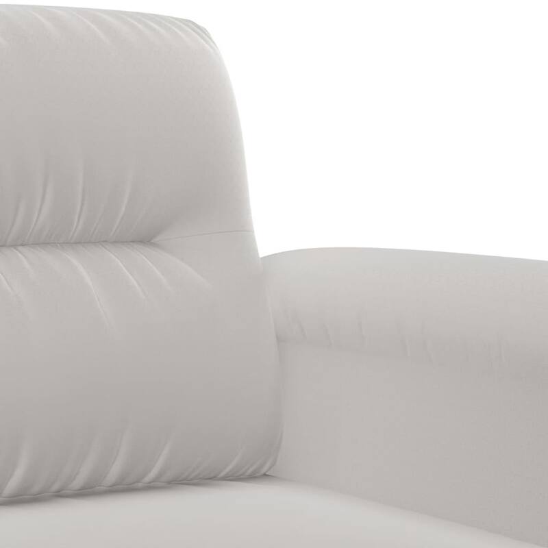 vidaXL Sofa Chair Living Room Upholstered Chair with Armrest Microfiber Fabric