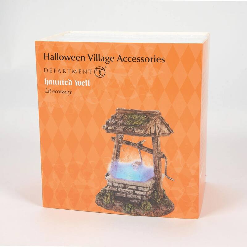 Department 56 Village Halloween Accessories Haunted Well LED Lighted Accessory - 4030787