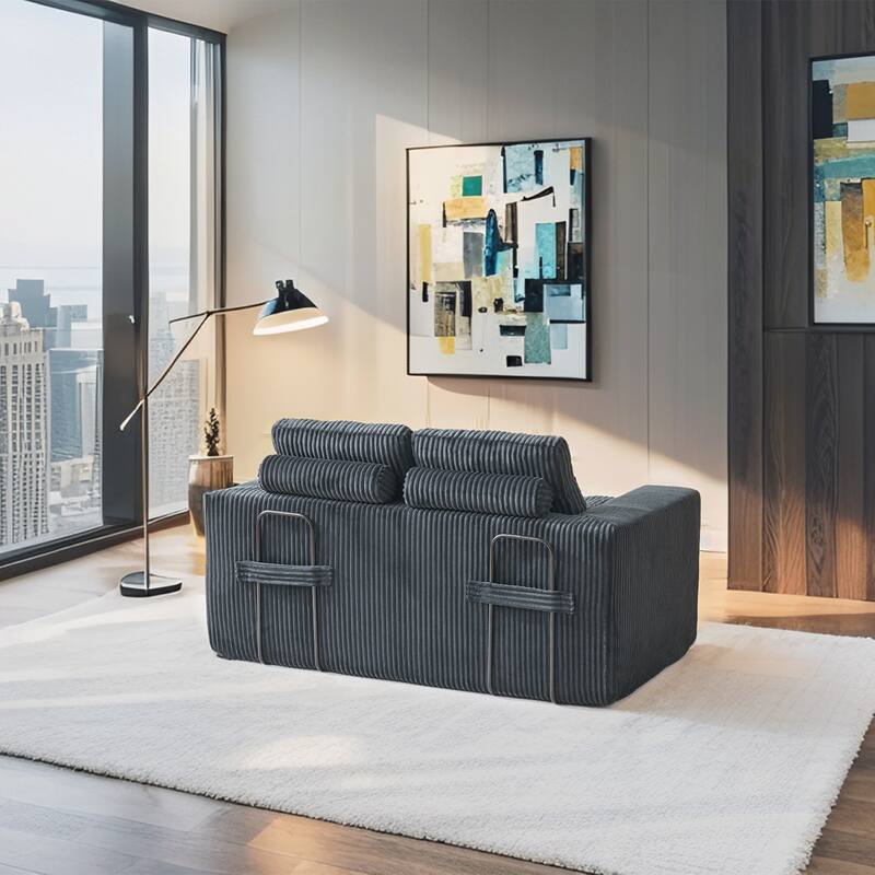 Loveseat Sofa Bed with Memory Foam