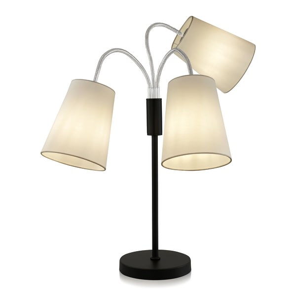 Multi head shop table lamp