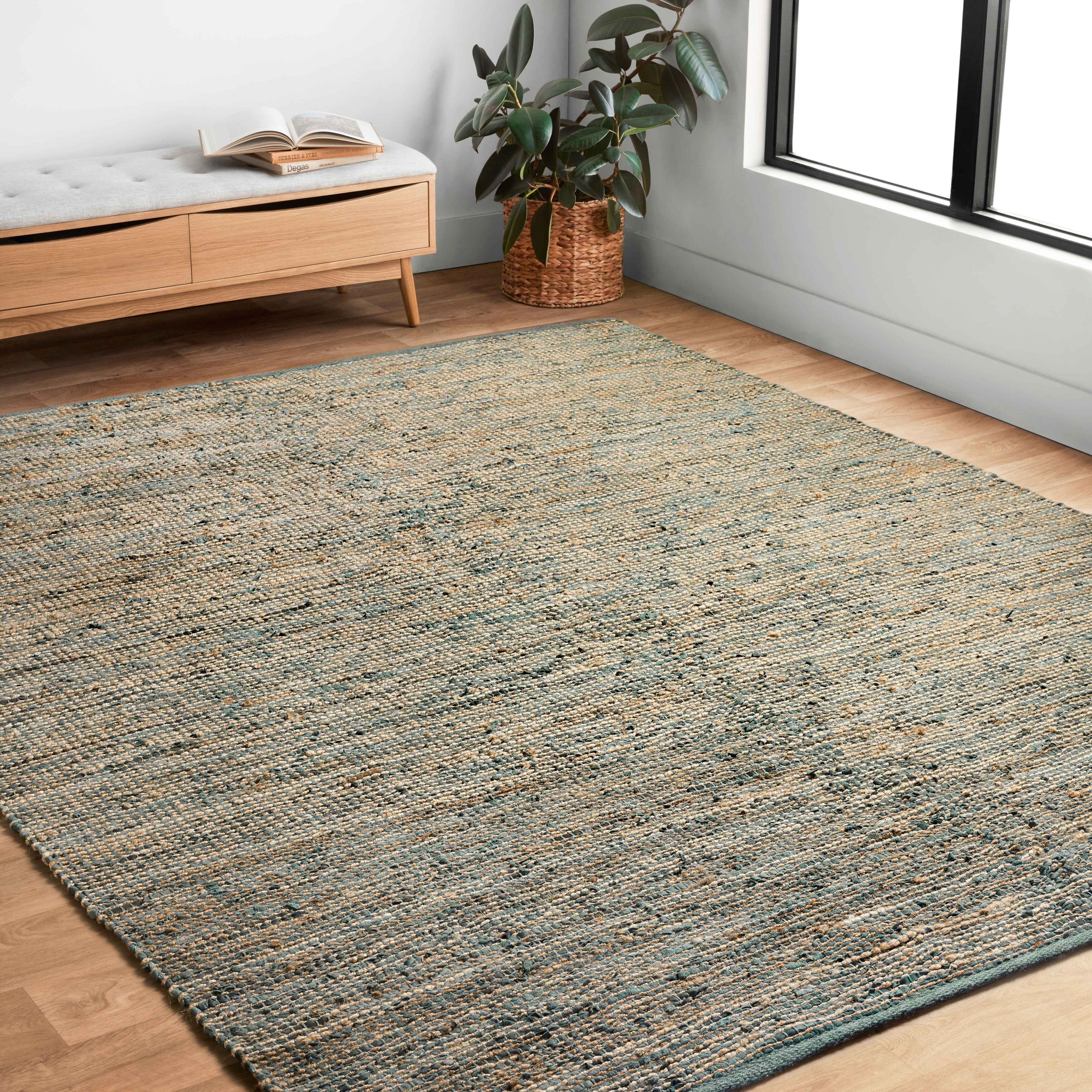 show original title Details about   Rug Jute & Cotton Handmade Woven Style Reversible rustic look 