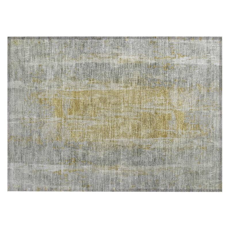 Machine Washable Indoor/ Outdoor Vintage Ombre Chantille Rug