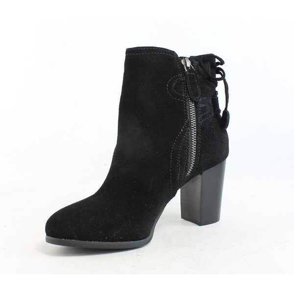 vionic black suede booties