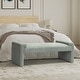 preview thumbnail 18 of 37, Roland Modern 58.5''W Upholstered Bedroom Bench by HULALA HOME