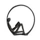 preview thumbnail 19 of 23, Danya B. Contemporary Encircled Reader Cast Iron Sculpture Statue - Male, Female, or Dual Bookend Options