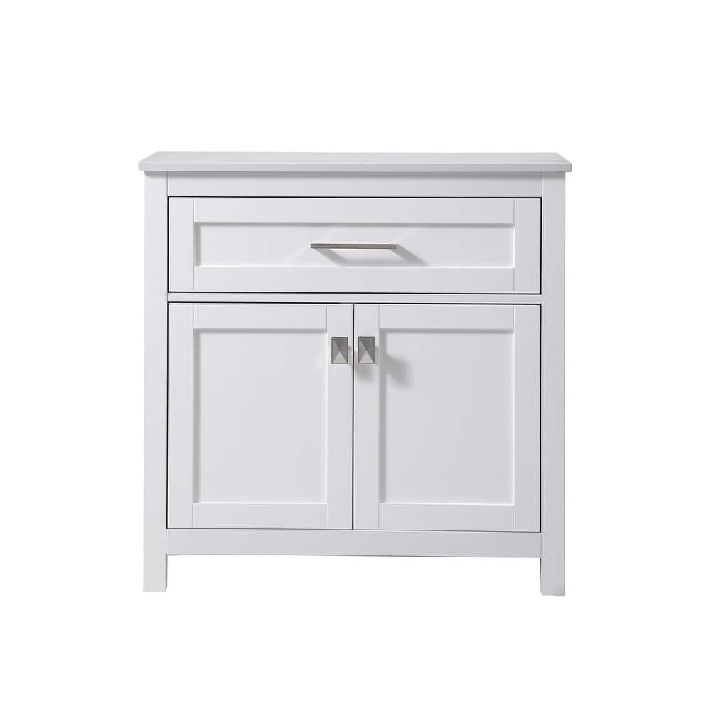 Indigo Home 30 Inch Bathroom Storage Freestanding Cabinet - 30 x 16