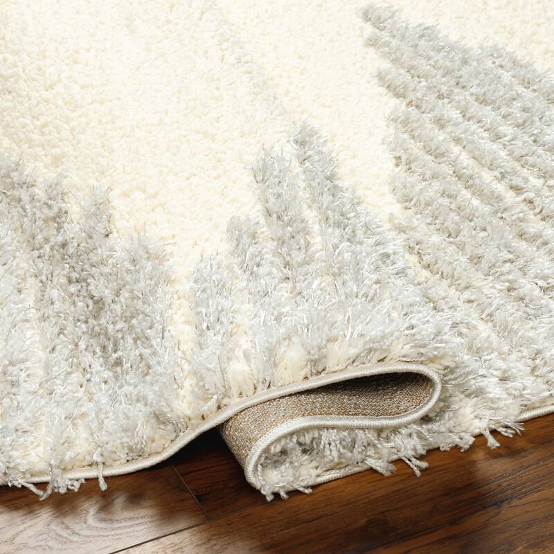 Livabliss Everton Boho Diamond Plush Area Rug