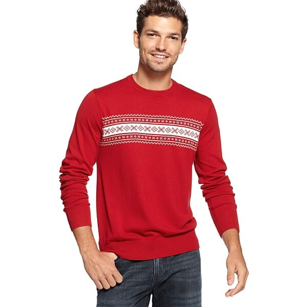 red tommy hilfiger jumper mens