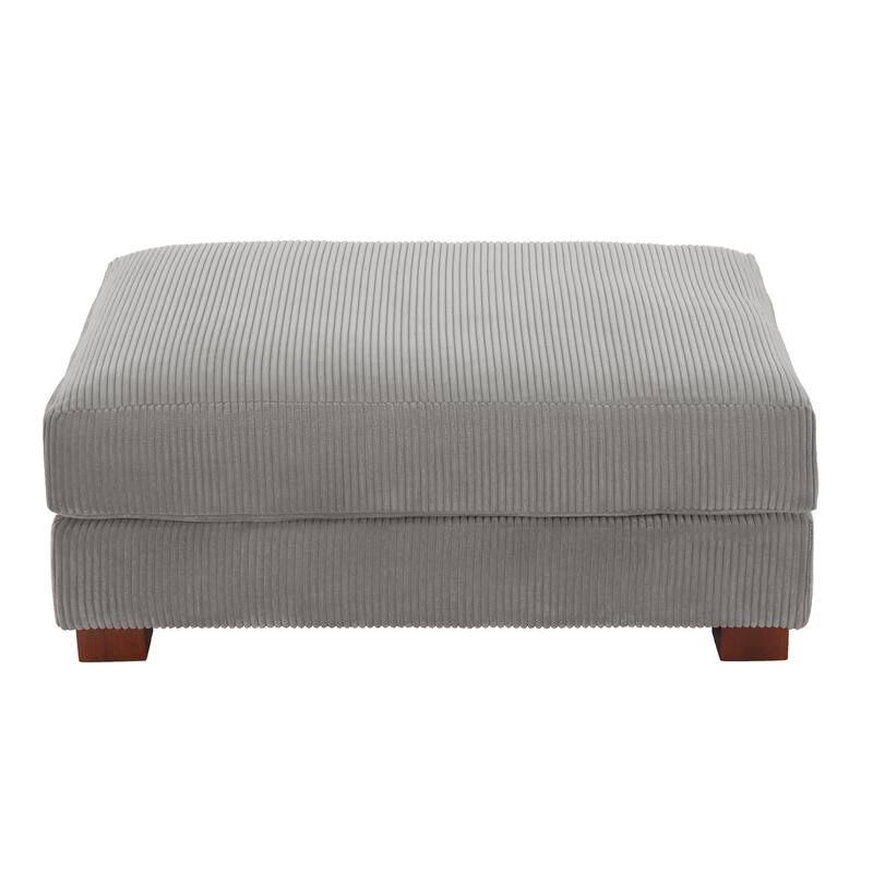 Modular Sectional Sofa with Ottomans