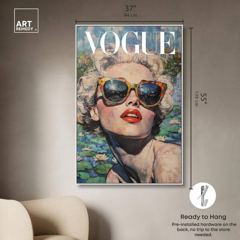 Water Lilies Icon Canvas by Art Remedy