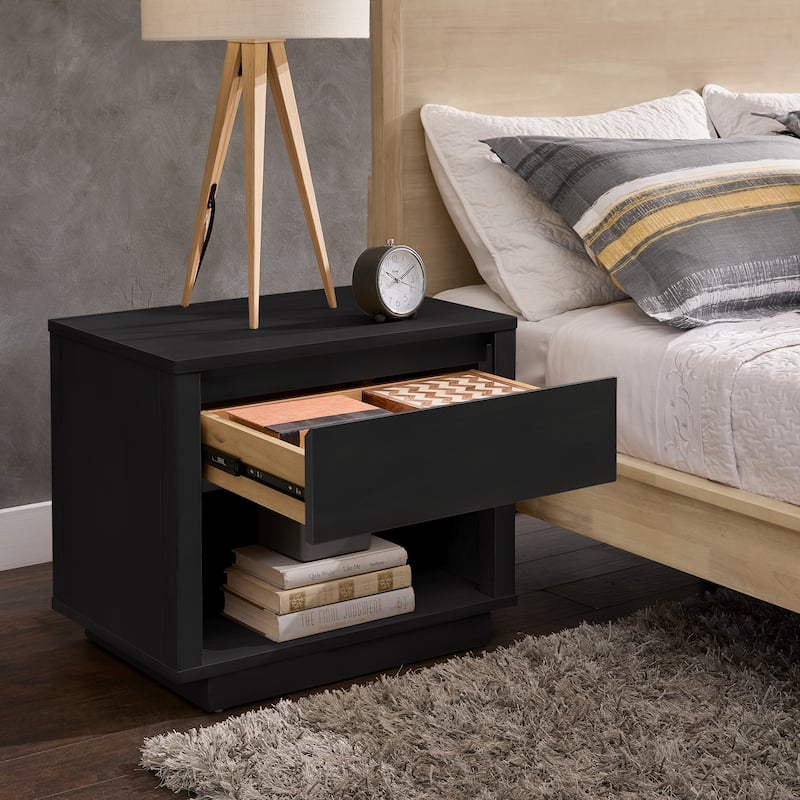 Ingleside Danish-inspired 1-Drawer Nightstand by iNSPIRE Q Modern