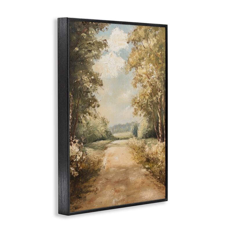 Stupell Walk Through Country Forest Framed Giclee Art Design By Petal Prints Design