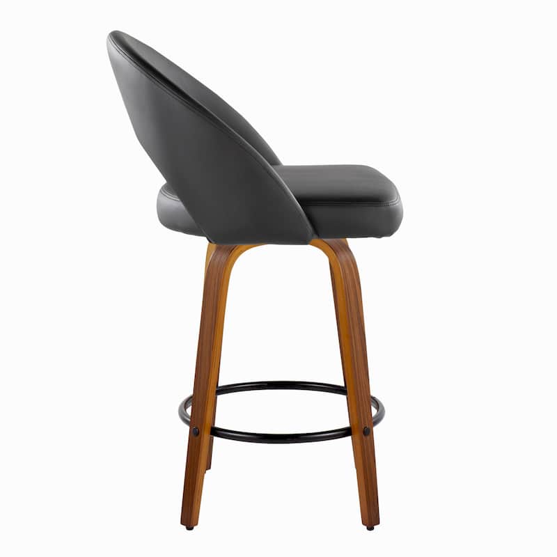 Renee Upholstered 26" Fixed-Height Counter Stool - Set of 2