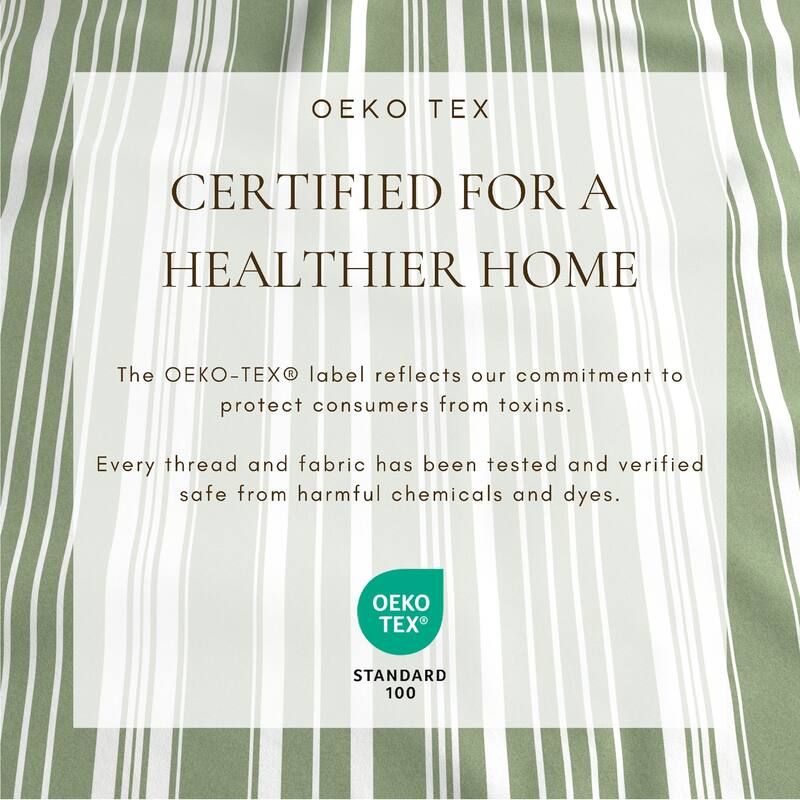 Linery & Co. Striped Brushed Microfiber Bed Sheet Set