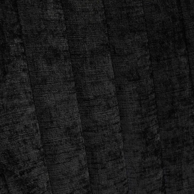 GDF Studio- Rayon Chenille Upholstered Dining Chair with Tufted Back & Golden Metal Base, Set of 2