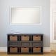 preview thumbnail 21 of 190, Wall Mirror Choose Your Custom Size - Extra Large, Blanco White Wood