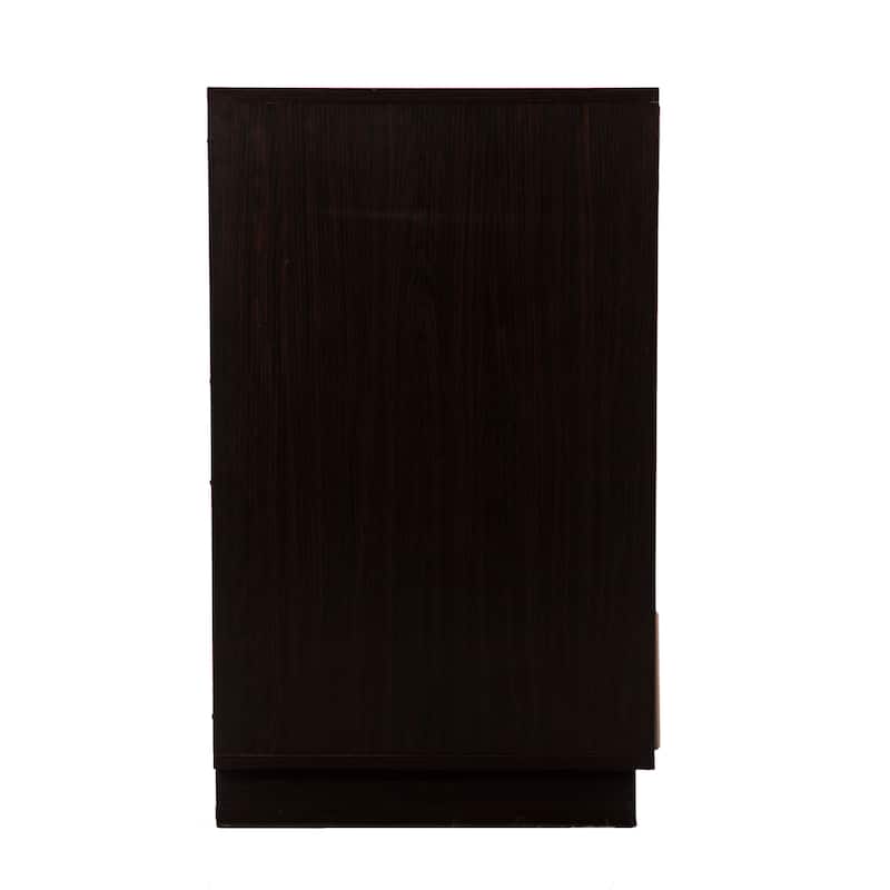 SEI Furniture Elinda Transitional Brown Wood Cabinet
