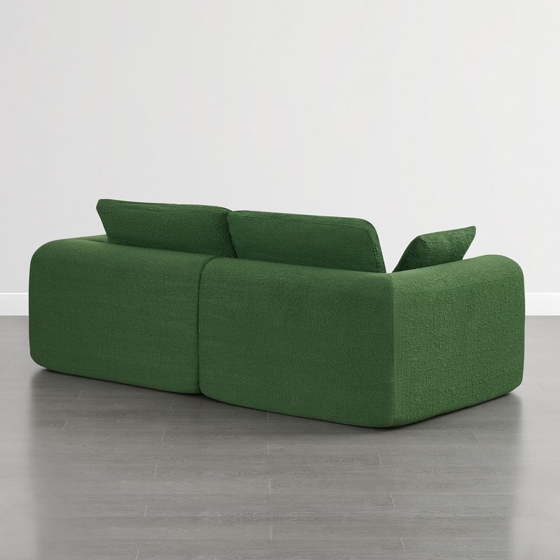 Spruce & Spring Compressed Modular Sectional Boneless Sofa for Living Room
