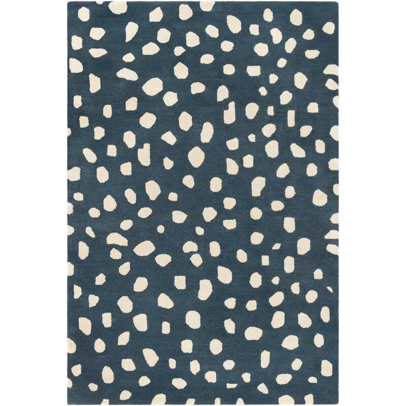 Livabliss Tunas Handmade Animal Print Wool Area Rug