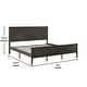 preview thumbnail 33 of 36, Solid Wood Platform Bed Frame with Headboard and Footboard
