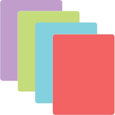 Tropical Delight 4 Pack Thick Flexible Plastic Cutting Mats Made in the USA BPA & PVC Free Plastic Mat Measures 11.5" x 7.5"