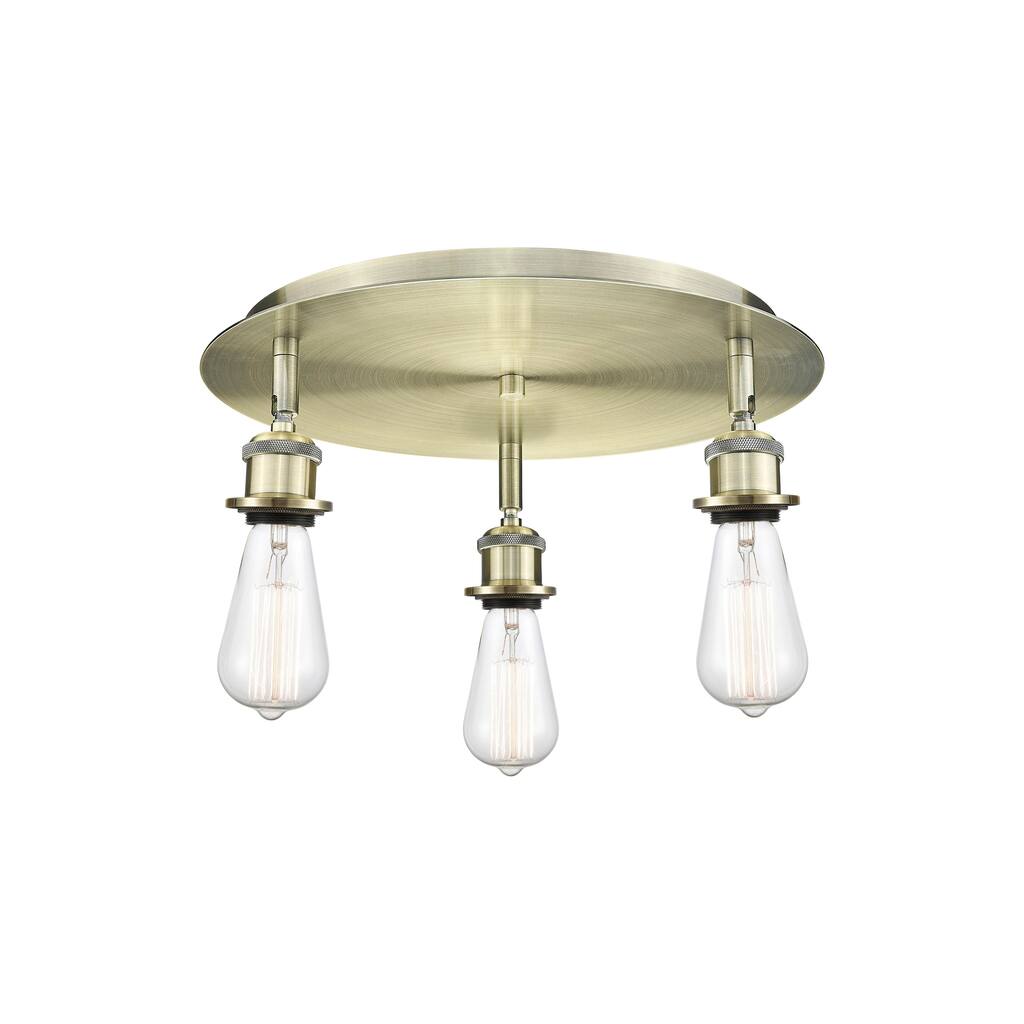 Innovations Lighting Ballston - 3 Light 12" Flush Mount