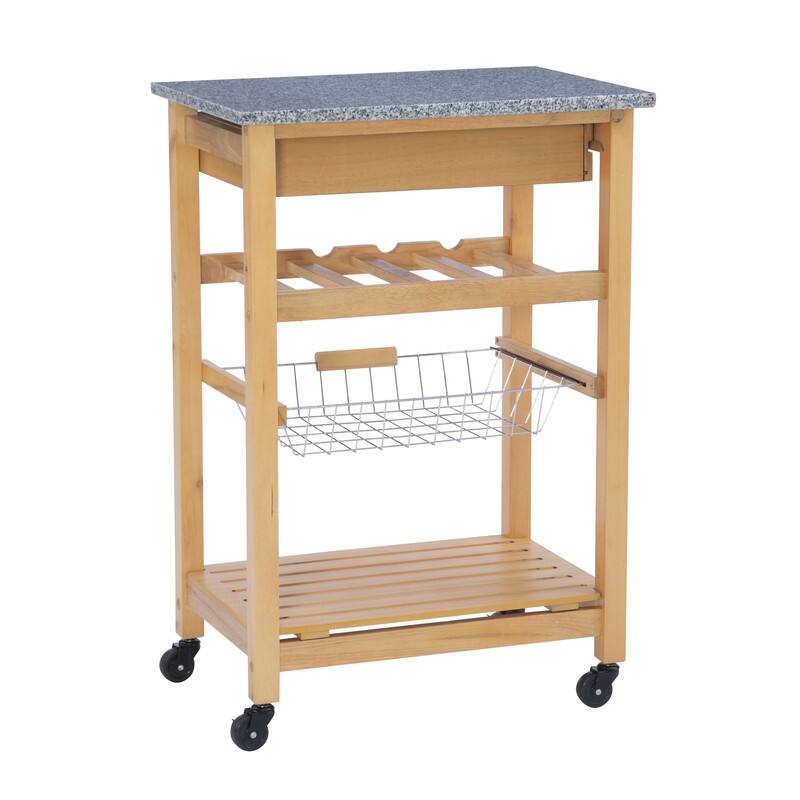 Jake Compact Mobile Rolling Kitchen Cart