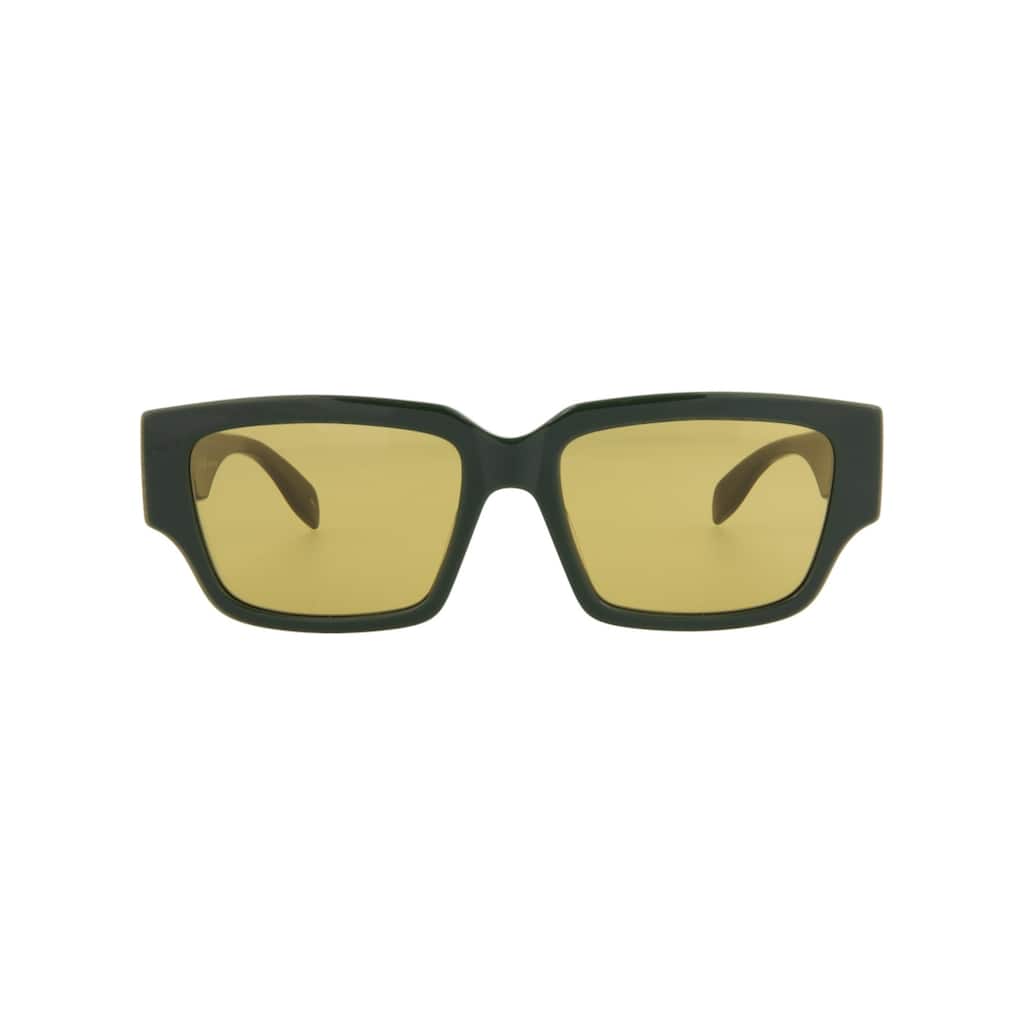 Alexander McQueen Square/Rectangle-Frame Acetate Sunglasses