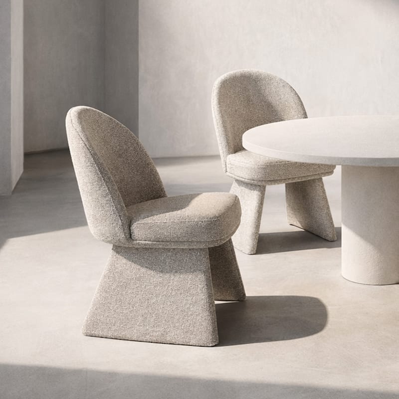 Contemporary Fabric Dining Chair