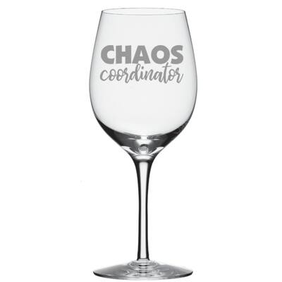 Chaos Coordinator Wine Glass