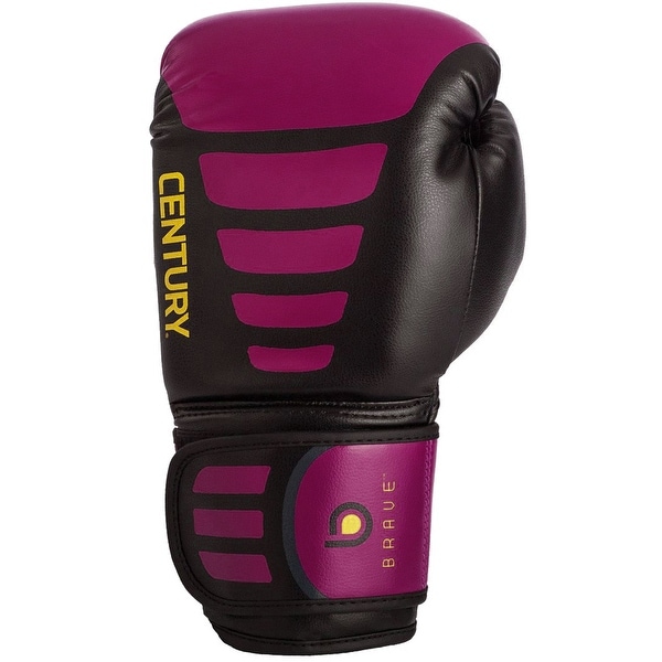 Black//Pink Century Women/'s Brave Hook and Loop Training Boxing Gloves