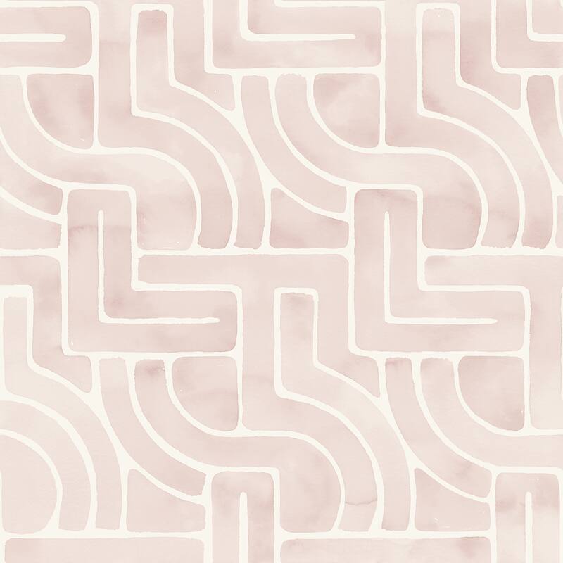 NuWallpaper Blush Blythe Peel & Stick Wallpaper - 216in x 20.5in x 0.025in