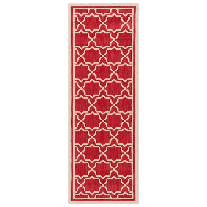 SAFAVIEH Courtyard Gulsin Indoor/ Outdoor Waterproof Patio Backyard Rug