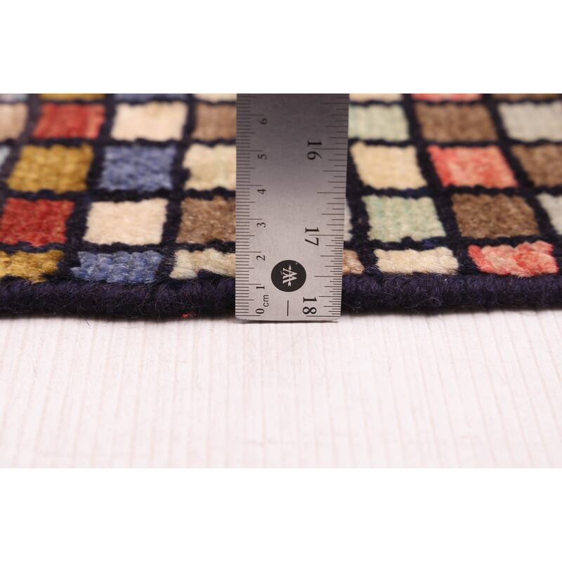 ECARPETGALLERY Hand-knotted Melis Multi Color Wool Rug - 2'1 x 6'0