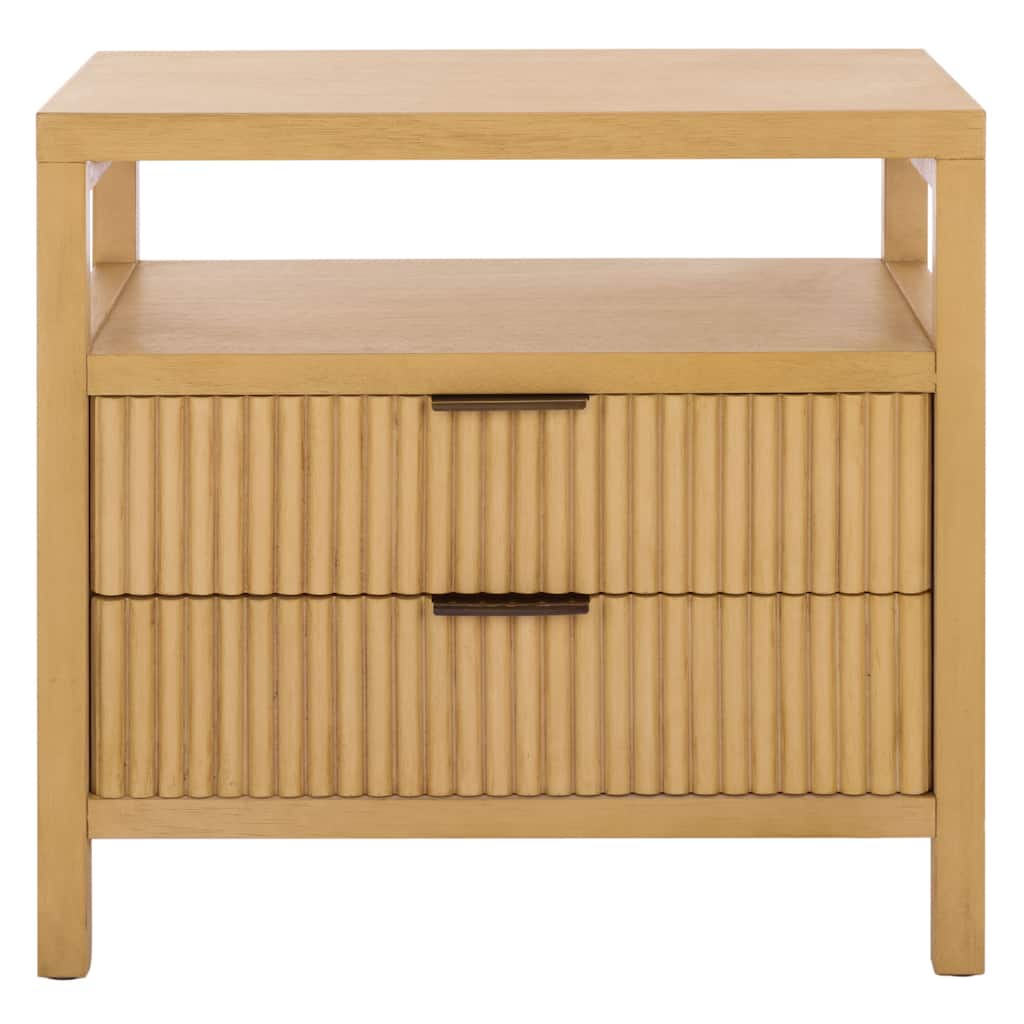 SAFAVIEH Home Maruba 2-Drawer 1 Shelf Nightstand