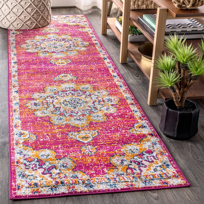 JONATHAN Y Boho FLAIR Medallion Area Rug