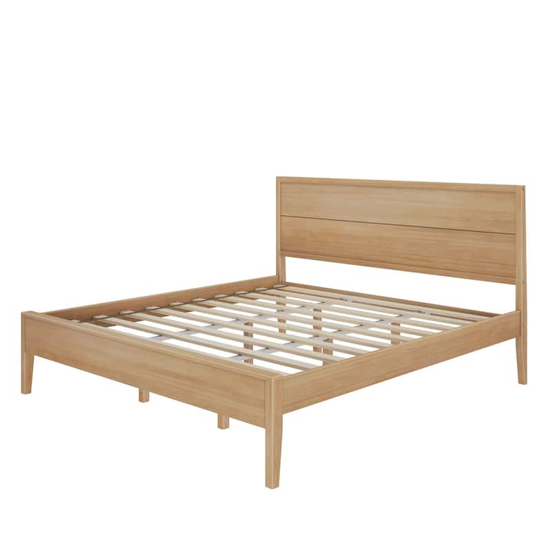 Plank and Beam King Size Bed