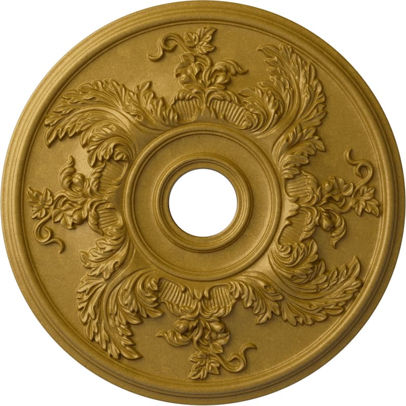 23 5/8"OD x 4 5/8"ID x 1 7/8"P Acanthus Twist Ceiling Medallion