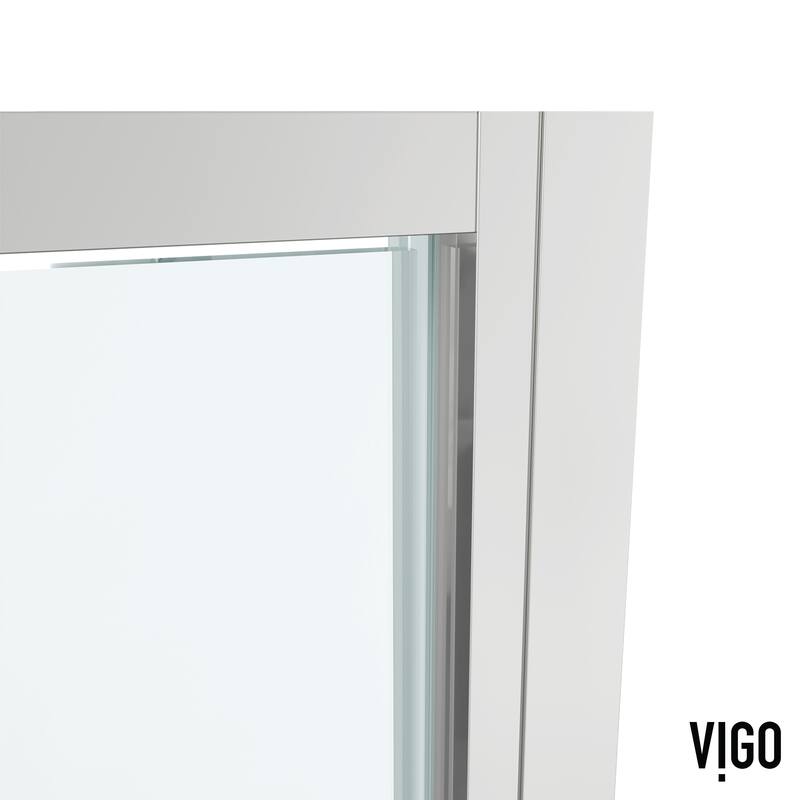 VIGO Astoria Framed Pivot Shower Door
