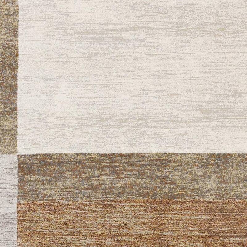 HomeRoots Geometric Modern Rectangle Area Rug - 5' X 8'